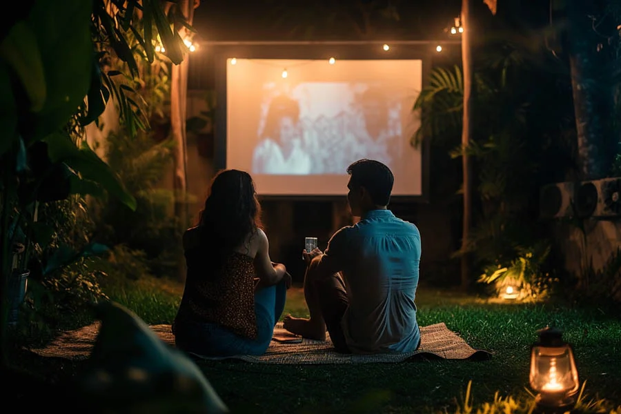 projector for home with screen